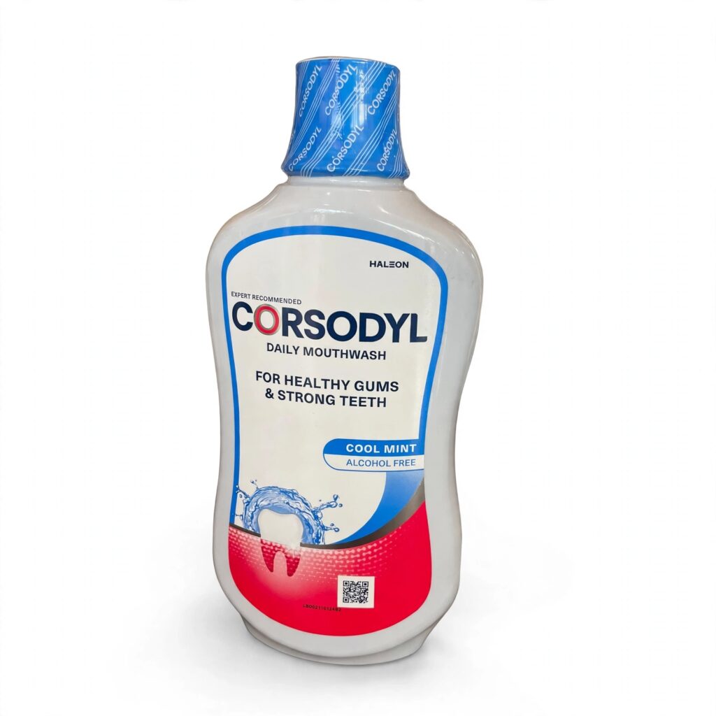 Corsodyl Daily Mouthwash cool Mint Alcohol Free
